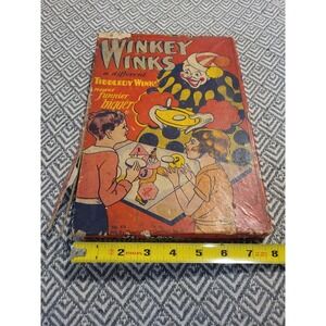Rare Vintage Winkey Winks "A Different Tiddledy Winks" Board Game Appears...
